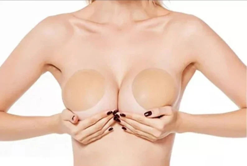 Reusable Matte Adhesive Silicone Nipple Pasties (11 cm)