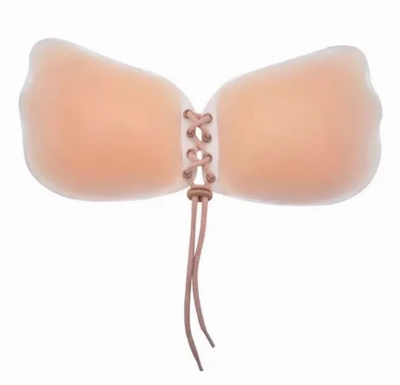 Lace Strapless Super Boost Silicone Bra